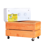 Plantekasse på hjul med maxikap