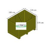 Kartoffelkasse med logo og mål