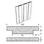 1 på 2 beklædning lærk