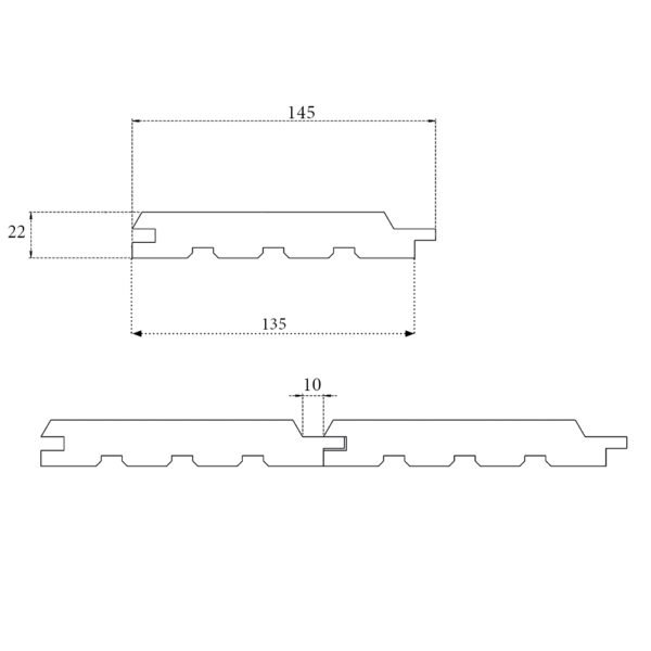 Profilbrædder i gran