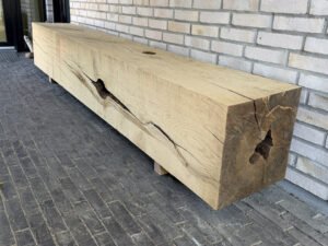 egetræsbænk
